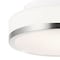 Cwi Lighting Frosted 1 Light Drum Shade Flush Mount With Satin Nickel Finish 5479C8SN-R - alternate 5